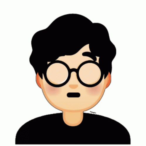 Cartoon Boy With Glasses GIF