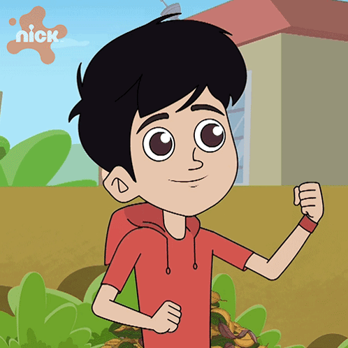 Cartoon Boy With Nick GIF