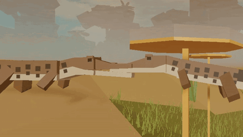 Cartoon Building Destroyed by Storm