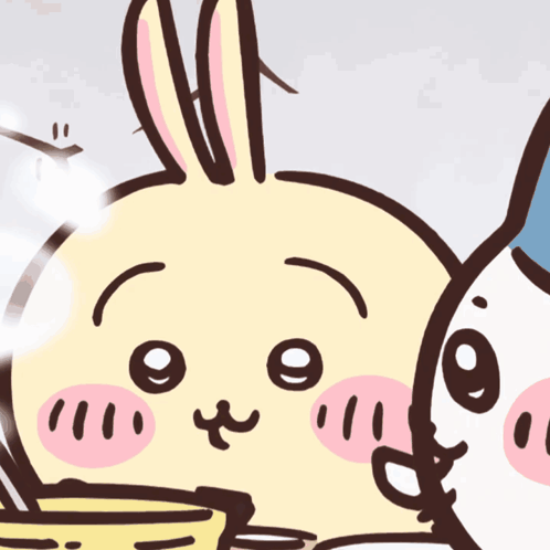 Cartoon Bunny Crying Tears