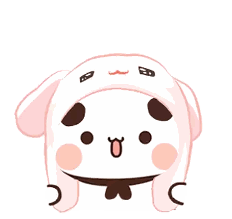 Cartoon Bunny with Mustache