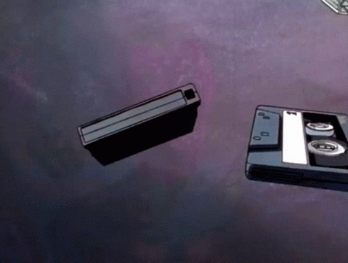 Cartoon Cassette Tape Played GIF