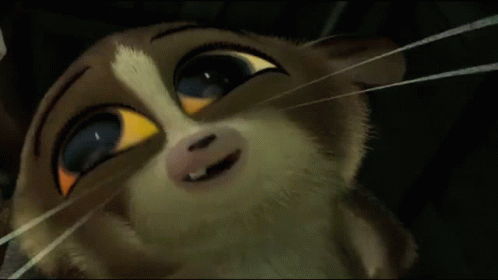 Cartoon Cat Close Up Missing Tooth