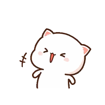 Cartoon Cat Covering Mouth