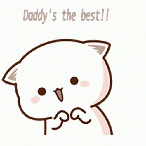 Cartoon Cat Daddy Is The Best  GIF