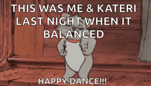 Cartoon Cat Dancing This Was Me & Katari