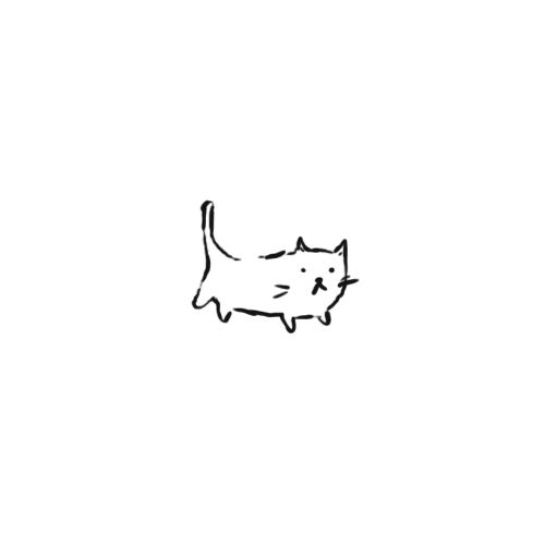 Cartoon Cat Floating GIF