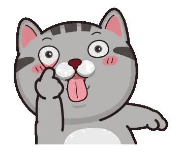 Cartoon Cat Giving Thumbs Up