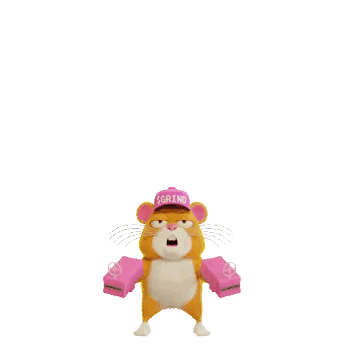 Cartoon Cat Holding Pink Suitcase Surrounded by Money