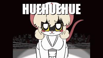 Cartoon Cat Huehuehue