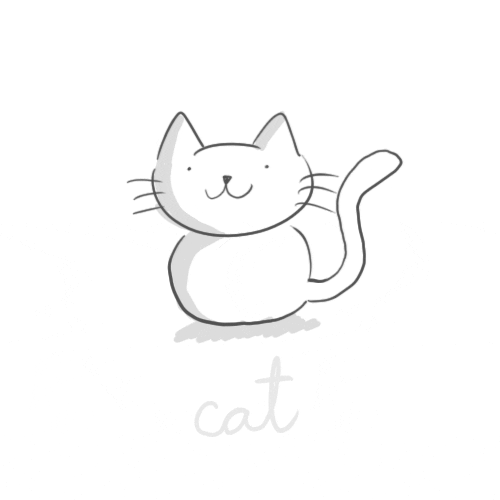 Cartoon Cat Labelled As Cat GIF