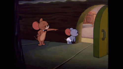 Cartoon Cat Lying On Floor GIF