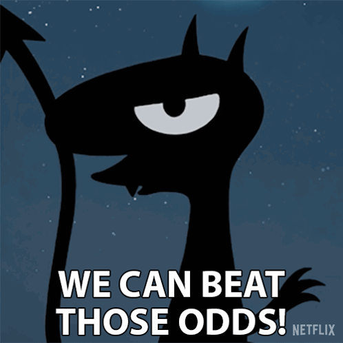Cartoon Cat Netflix Ad We Can Beat Odds