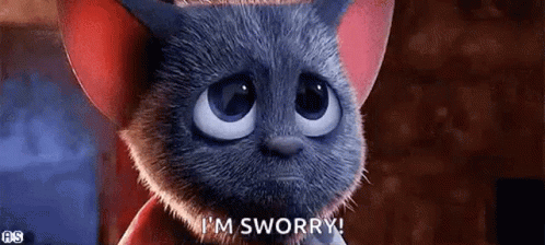 Cartoon Cat Saying Im Sorry