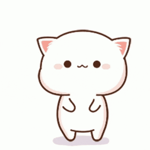 Cartoon Cat Saying Yes Sir