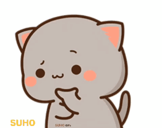 Cartoon Cat Thinking
