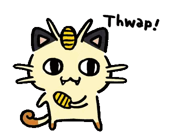 Cartoon Cat Thwap