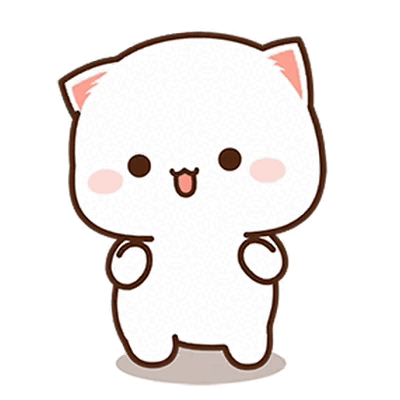 Cartoon Cat With Big Smile GIF