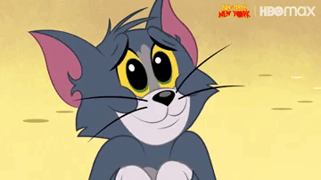 Cartoon Cat with HBO Max Logo