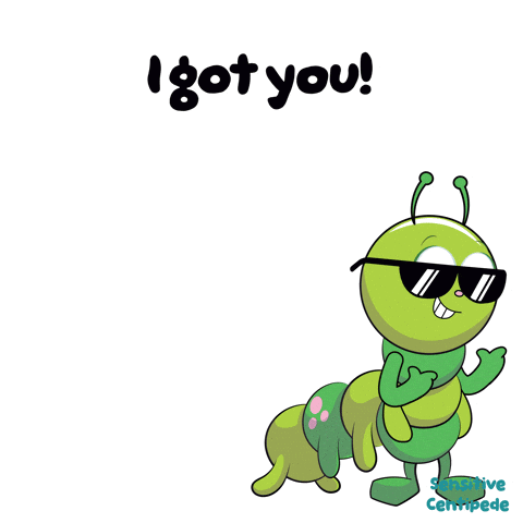 Cartoon Caterpillar Sunglasses I Got You