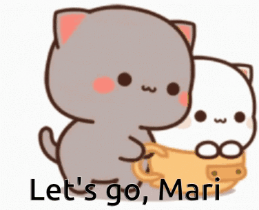 Cartoon Cats Let's Go Mari