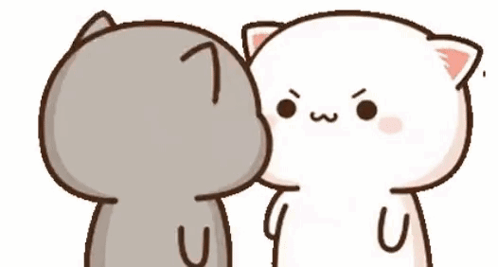 Cartoon Cats Standing Together