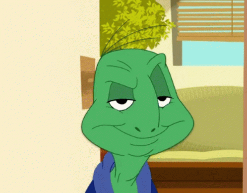 Cartoon Cecil Turtle Laughing GIF