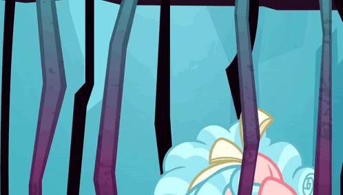 Cartoon Character Behind Bars in Prison Cell