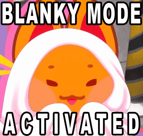 Cartoon Character Blanky Mode Activated