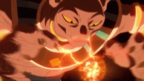 Cartoon Character Breathing Fire GIF