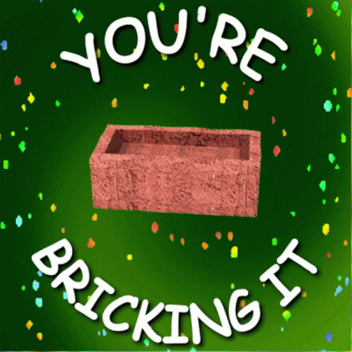 Cartoon Character Bricked Up Times 10