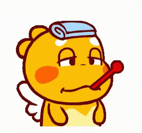 Cartoon Character Brushing Teeth With Toothbrush GIF