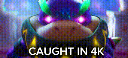 Cartoon Character Caught in 4K