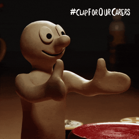 Cartoon Character #clapforourcareers
