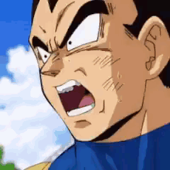 Cartoon Character Close Up Mouth Open Eyes Closed