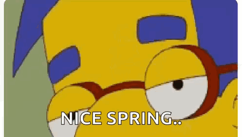 Cartoon Character Close Up Nice Spring