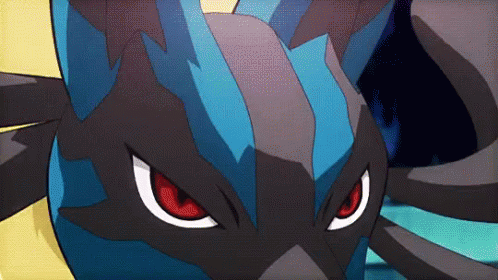 Cartoon Character Close Up Red Eyes GIF