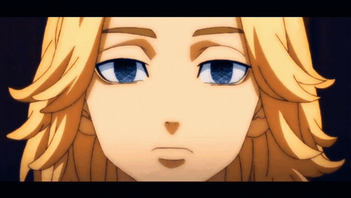 Cartoon Character Close Up With Blue Eyes