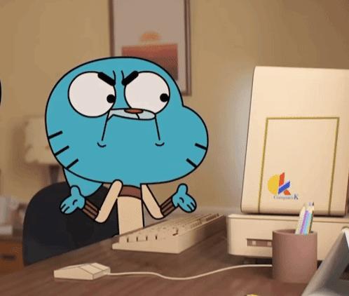 Cartoon Character Crying It's Ok I'm Fine Evan