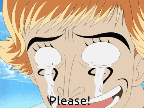 Cartoon Character Crying Please