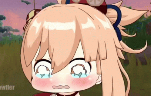 Cartoon Character Crying Tears