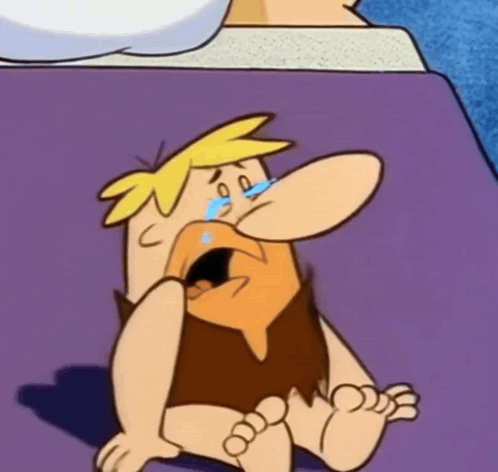 Cartoon Character Crying With Tear