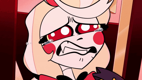 Cartoon Character Crying With Tears