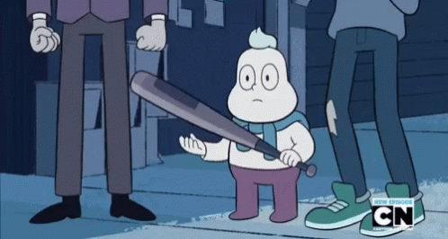 Cartoon Character Cutting Carrots