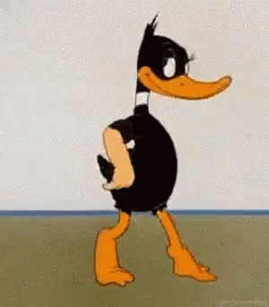 Cartoon Character Daffy Duck Sensual Outfit GIF