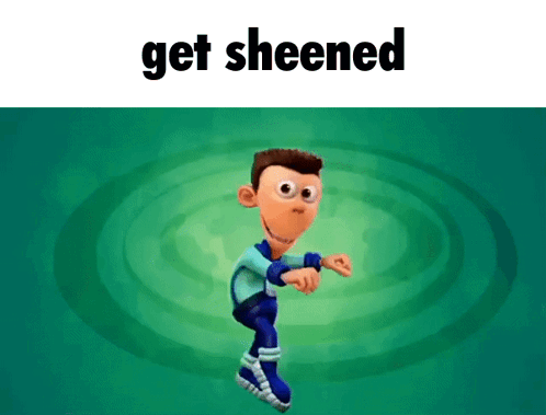 Cartoon Character Dancing Get Sheened GIF