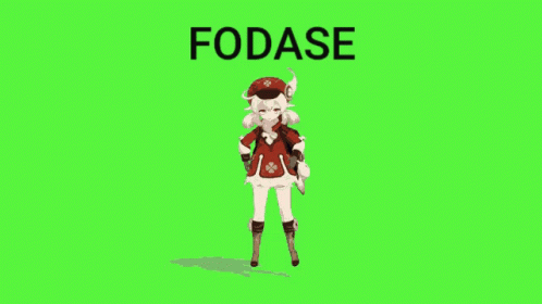 Cartoon Character Dancing On Green Screen Fodase GIF