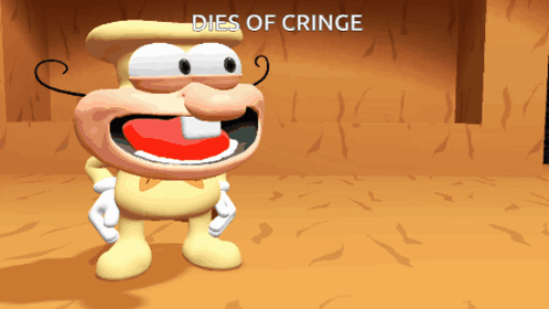Cartoon Character Dies of Cringe