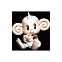 Cartoon Character Doing Handstand