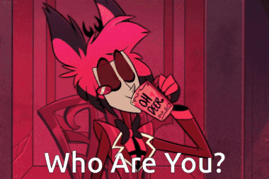 Cartoon Character Drinking Oh Pee Bottle